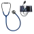 Conjunto Acadêmico - Littmann Classic III Azul Espelhado 5863 + Esfigmo Pamed Azul