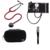 Conjunto Acadêmico – Littmann Classic III Vinho Black + Esfigmo Pamed Preto + Lanterna Clínica Preta + Case Preta