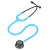 Conjunto Acâdemico - Estetoscópio 3M Littmann® Classic III 5872 Azul Turquesa Smoke com Conector Rosa + Case Premium para Estetoscópio LE Medical Azul - comprar online