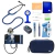 KIT Littmann® Classic III 5863 Azul Espelhado + Esfigmo + Case + Lanterna + Oxímetro + Termômetro + Simulador de Nó + KIT de Sutura + Rélogio