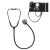 Kit Estetoscópio Littmann Classic III Black Rainbow 5870 + Esfigmomanômetro Pamed Preto