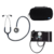 Estetoscópio Spirit® Pro-Lite Adulto Cinza Escuro Perolizado + Esfigmomanômetro Pamed Preto + Case LE Preta