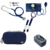 Conjunto Enfermagem Azul: Estetoscopio Rappaport + Esfigmo Premium + Case LE Medical + Oximetro Mediclini + Garrote PAmed