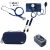 Conjunto Enfermagem Azul: Estetoscopio Rappaport + Esfigmo Premium + Case LE Medical + Oximetro Mediclini + Garrote Pamed