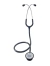 Estetoscópio Spirit® Pro-Lite Cinza Escuro Perolizado + Case LE Preta - LE Medical