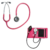 Estetoscópio Spirit® Pro-Lite Adulto Rosa Perolizado + Esfigmomanômetro Pamed Rosa