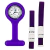 KIT Relógio de Lapela LE Medical - Roxo + Garrote Elástico para Enfermagem P.A. MED - Roxo