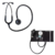 Estetoscópio Spirit® Pro-Lite Adulto Black Edition + Esfigmomanômetro Pamed Preto
