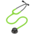 Estetoscópio 3M Littmann Classic III 5875 - Tubo Verde Limão, Acabamento Smoke, Conector Azul