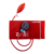 Aparelho de Pressão BIC Adulto Nylon Velcro Vermelho