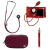 KIT Estetoscópio Rappaport P.A. MED Vinho Black + Esfigmo + Case + Lanterna - comprar online