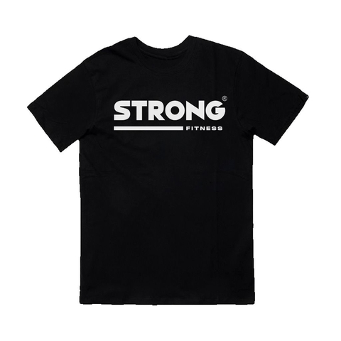 REMERA STRONG HOMBRE NEGRA CALAVERA