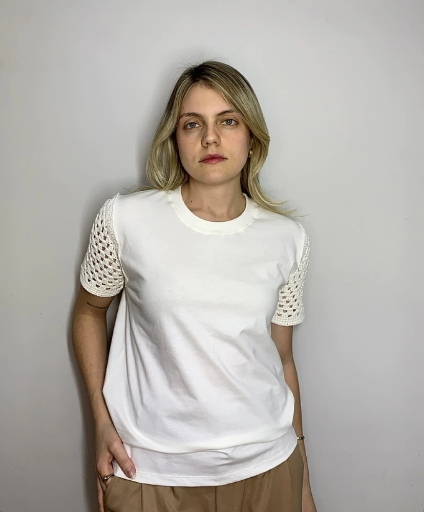 2 camisetas Alice (off + caqui)