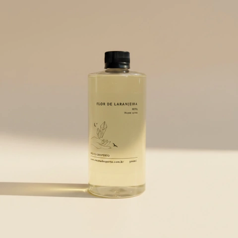 Refil Home Spray · Coleção Aurora · Flor de Laranjeira · 500ml