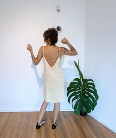 Vestido Ursula palha - comprar online