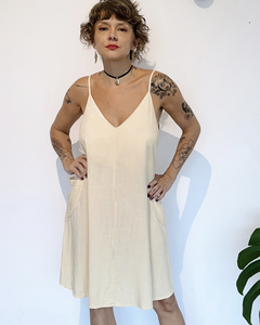 Vestido Ursula palha