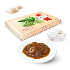 Caseritos de osobuco y queso de cabra