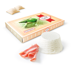Ravioles de ricota con jamón