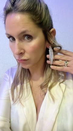 Aros fiesta Plata - Lolhi martinez