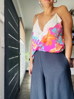 Blusa Leonarda fucsia - tienda online