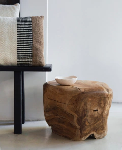 Banco/Taburete/Tocho de Teca - comprar online