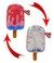 helado peluche con lentejuelas 30 cm-phiphi (7969)