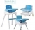 Silla de comer plegable 3 en 1 celeste (028174) - comprar online