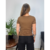 Blusa Feminina Decote "V" Manga Curta - comprar online