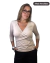 Blusa transpassada com manga 7/8 em SUPLEX LIGHT CO2 CONTROL - comprar online