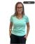 Blusa Feminina Essência – Suplex CO2 Verde Tifanny com Manga Curta - comprar online