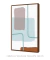 Quadro Decorativo Circuito Azul
