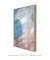 Quadro Decorativo Etéreo Azul e Rosa - loja online