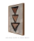 Quadro Decorativo Triângulos Nude Neutral