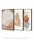 Quadros Decorativos Aguada Nude Neutral 4 + Silhueta Havana + Pomme