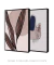 Quadros Decorativos Natureza Nude + Formas Nude e Azul
