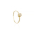 Anel Trevo com Diamantes Ouro 18K