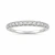 Anel Aparador Linea com Diamantes Ouro Branco 18K