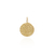 Medalha São Bento Circular Chapa Dupla Ouro 18K - comprar online