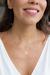 Colar Dois Corações Entrelaçados Ouro 18K - loja online