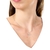 Gargantilha Gota Esmeralda e Diamantes Ouro Branco 18K - comprar online