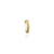 Alfinete Plaquinha Ouro 18K