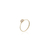 Anel Chuveiro Achatado com Diamantes Ouro 18K