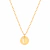 Colar com Letra Ouro 18k - SOU por Juliana Canova | Joias em Ouro 18k