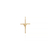 Pingente Cruz com Manto Ouro 18K