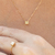 Colar com Pingente Chuveiro Quadrado com Diamantes Ouro 18K - comprar online
