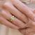 Anel Folhas e Flor de Diamantes Ouro 18K - comprar online