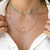 Colar Quartzo Verde com Bolinhas Ouro 18K (sob encomenda) - loja online