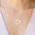 Pingente Mandala Tricolor Ouro 18K - comprar online