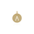 Pingente Letra Plaquinha Ouro 18K