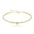 Bracelete Brilho com Diamante Ouro 18K